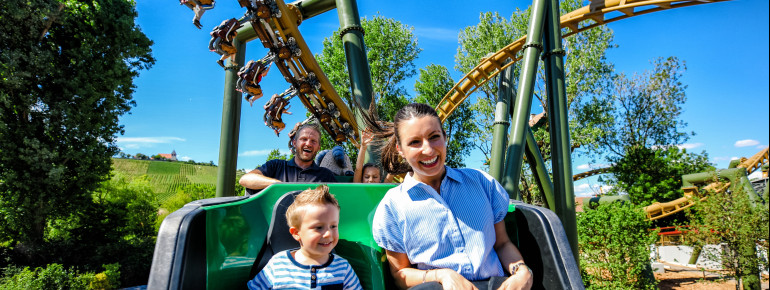Neu 2020: Die beiden Achterbahnen Volldampf und Hals-über-Kopf