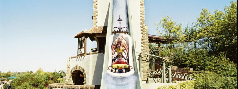 Die Badewannenfahrt zum Jungbrunnen hat die höchste Wildwasser-Schussfahrt Europas.