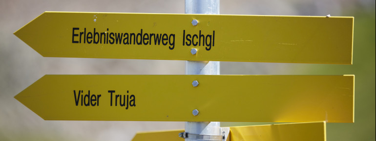 Der Vider Truja ist in das Ischgler Wandernetz integriert.