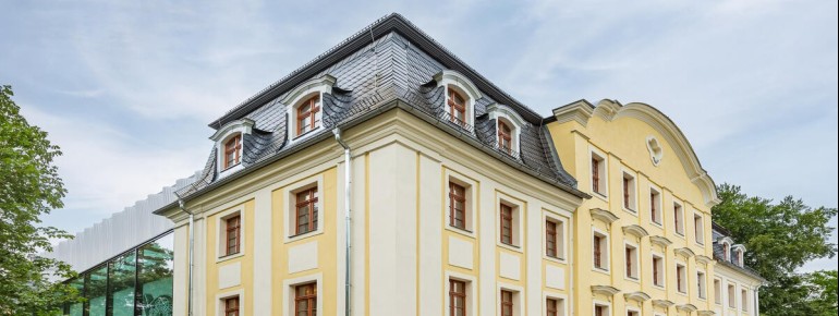 Die ehemalige Kattundruckerei von außen.