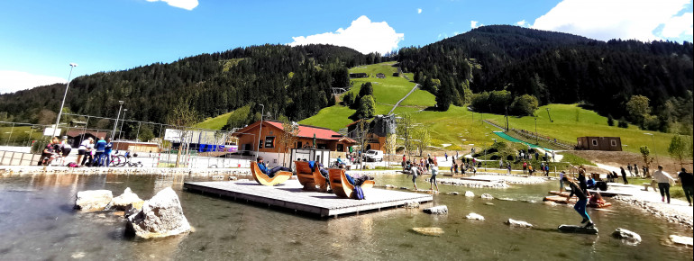 Das Zentrum im Drachental Wildschönau - der Spielesee
