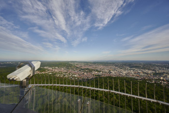 Blick auf Stuttgart von der Aussichtsplattform