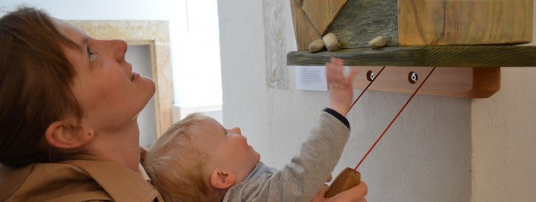 Das interaktive Museum bietet auch den Kleinen Spaß und Abwechslung.