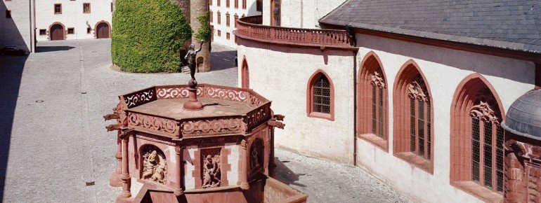 Blick in einen der Innenhöfe.