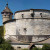 Die 25 Meter hohe, kreisförmige Festungsmauer wurde im 16. Jahrhundert errichtet.