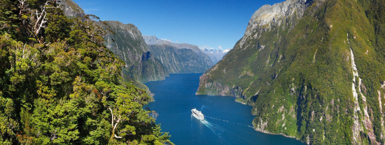 Blick auf den Milford Sound