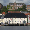 Das Schifffahrtsmuseum befindet sich im historischen Hafen von Flensburg.