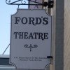 Das Schild am Ford&#39;s Theatre