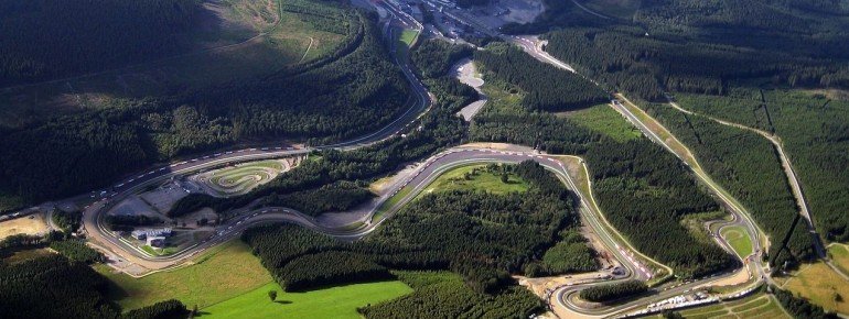 Luftbild der Strecke im Juni 2008