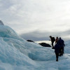 Wanderung auf dem Gletscher