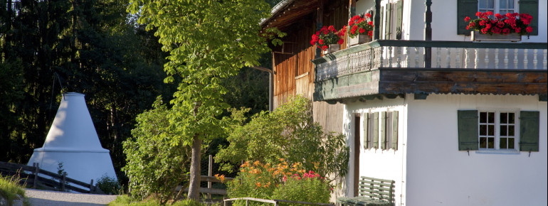Das Freilichtmuseum Glentleiten ermöglicht einen Einblick in den l&auml;ndlichen Alltag in Oberbayern.