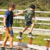 Im Motorik-Parcours der FunSportStation Penken ist Geschick gefragt.