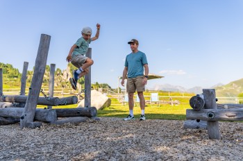 MotorikParcours an der FunSportStation Penken