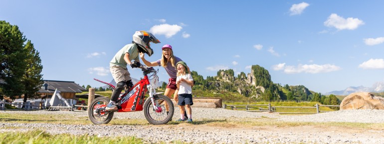 E-Trial Parcours an der FunSportStation Penken