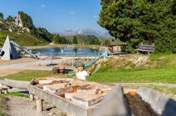 LärchwaldBachl Wasserspielplatz an der FunSport Station Penken