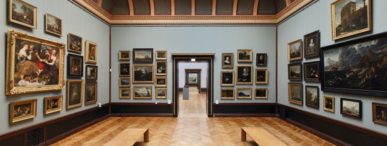 In der Galerie sind viele holl&amp;auml;ndische und fl&amp;auml;mische Werke ausgestellt.