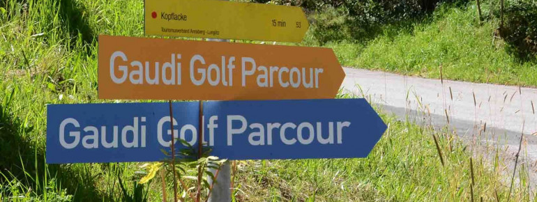 Der Parcours lässt sich im Rahmen einer gemütlichen Wanderung erkunden.