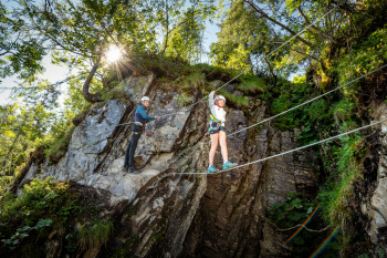 Drachis Klettersteig für Jugendliche & Anfänger am Geisterberg in St. Johann - Alpendorf