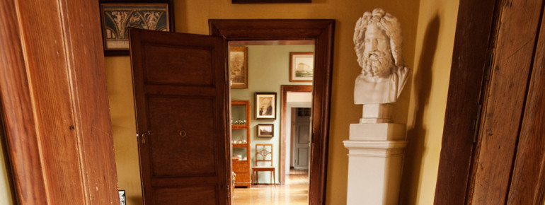 Eingangsbereich zu den Wohnräumen im Obergeschoss