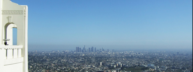 Blick vom Griffith Observatory auf Los Angeles