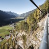 Die Hängebrücke Längenfeld ist 83 Meter lang.
