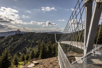 Die Brücke glänzt mit stolzen 721 Metern Länge.
