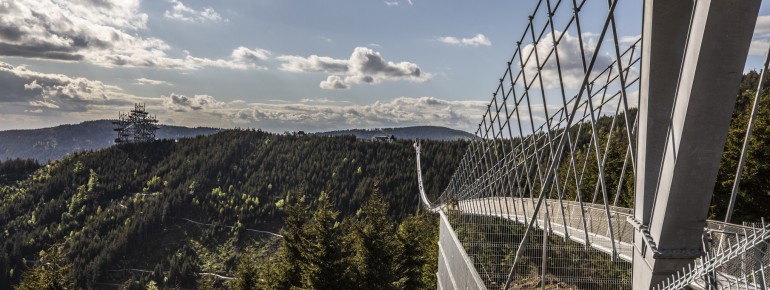 Die Brücke glänzt mit stolzen 721 Metern Länge.