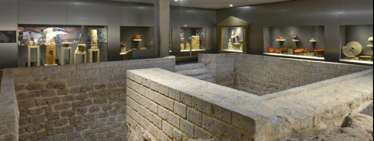 Blick in den römischen Keller