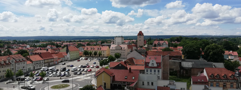 Blick von der Historischen Wehranlage