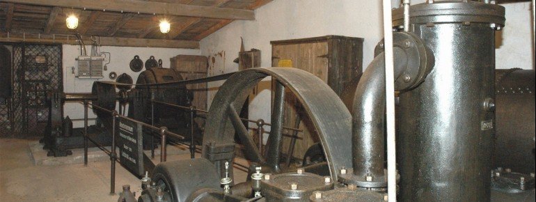 Alter Maschinenraum unter Tage