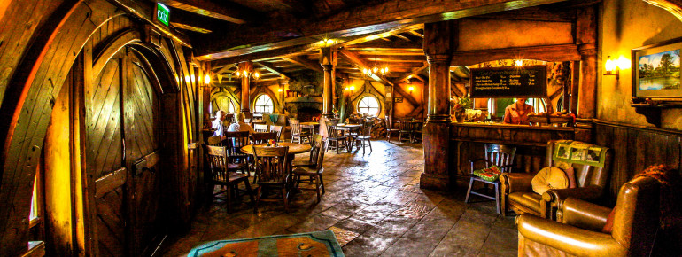 Im Inneren einer Hobbithöhle