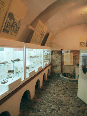 Zahlreiche Fundstücke, die im Zuge von Arbeiten auf dem Burggelände entdeckt wurden, sind im Burgmuseum zu sehen.
