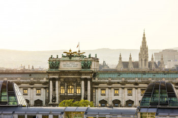 In der Hofburg befindet sich der Amtssitz des Bundespräsidenten.