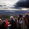 Blick von der Aussichtsplattform über Oslo