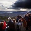 Blick von der Aussichtsplattform über Oslo