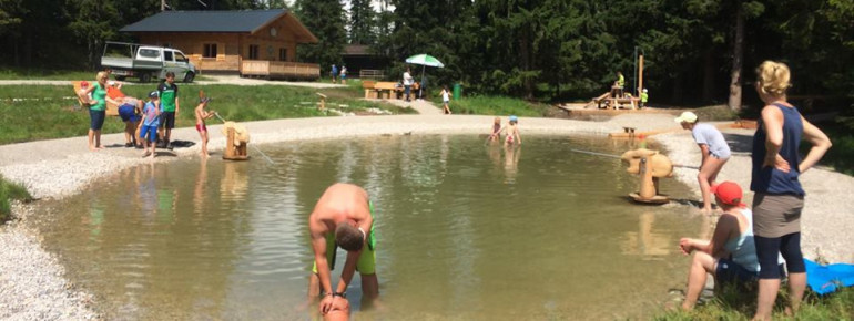 Wasserspaß im Hopsiland