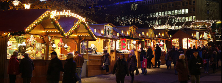 250 geschmückte Stände gibt es beim Weihnachtsmarkt in Essen.
