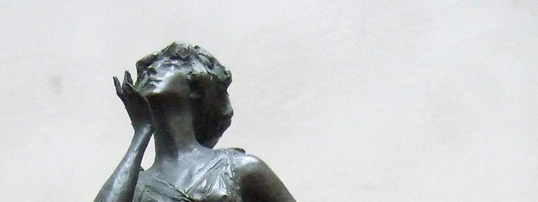 Eine Kunstfigur im Getty Museum