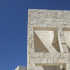 Die Architektur des Getty Museum besicht durch das auffällige Travertin-Gestein