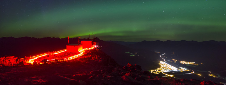 Bei den Star Sessions im Herbst sind manchmal sogar die Nordlichter zu sehen.
