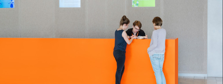 Besucherbetreuung im Jüdischen Museum München