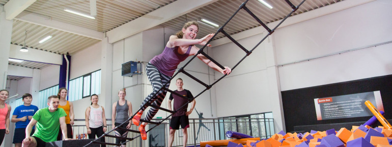 Solltest du einmal abrutschen, landest du immer auf weichem Schaumstoff.