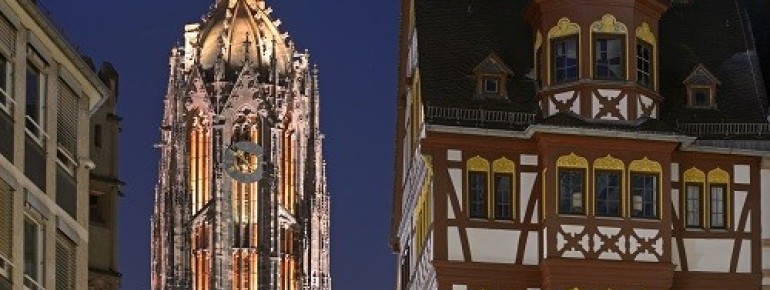 Der Ursprung des Kaiserdoms in Frankfurt lässt sich bis auf das Jahr 822 zurückführen.