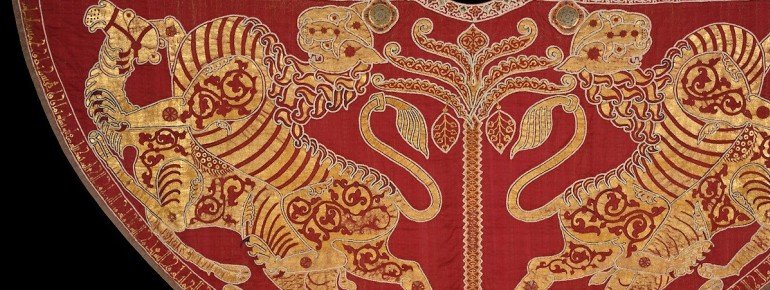 Der Krönungsmantel stammt aus dem 12. Jahrhundert.