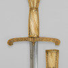 Der Griff und die Scheide des Ainkhürn-Schwerts bestehen aus einem Narwalzahn, der früher für das Horn eines Einhorn gehalten wurde.