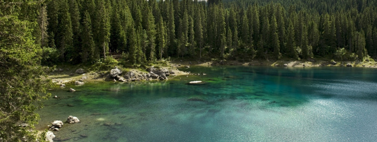 Karer See mit Latemar