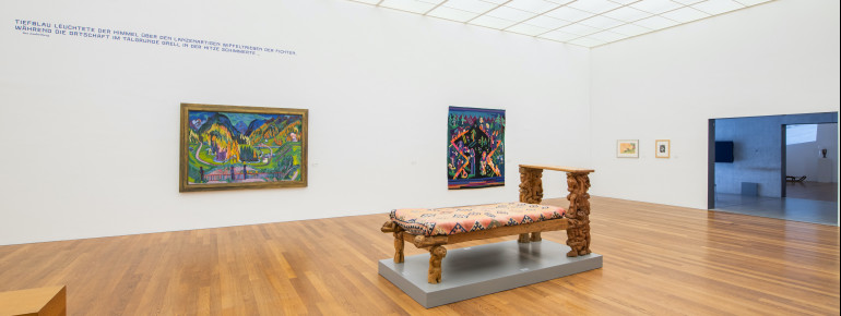 Das Museum zeigt die Werke von Ernst Ludwig Kirchner.