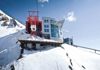Die Gipfelstation auf dem Kitzsteinhorn