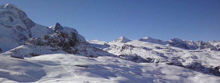 Blick auf das Klein Matterhorn