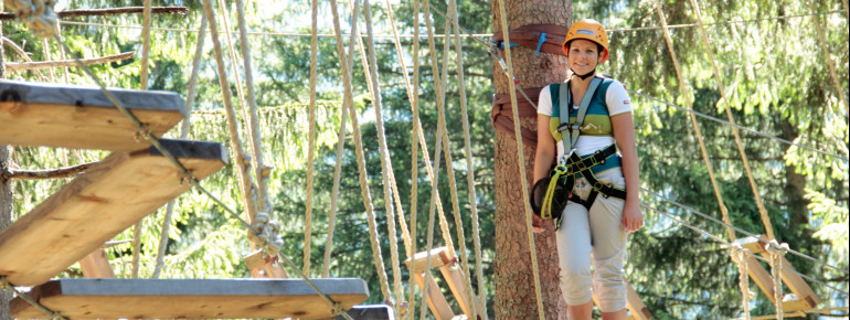Viele verschiedene Elemente fordern den Gleichgewichtssinn